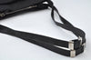 Authentic GUCCI Vintage Shoulder Hand Bag GG Nylon Leather 0021043 Black 6420J