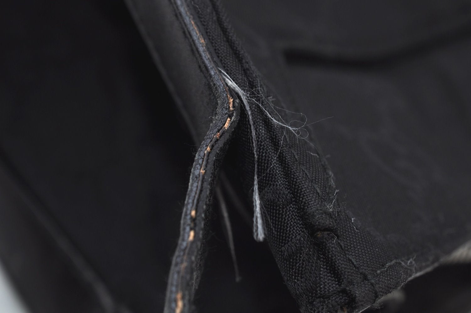 Authentic GUCCI Vintage Shoulder Hand Bag GG Nylon Leather 0021043 Black 6420J