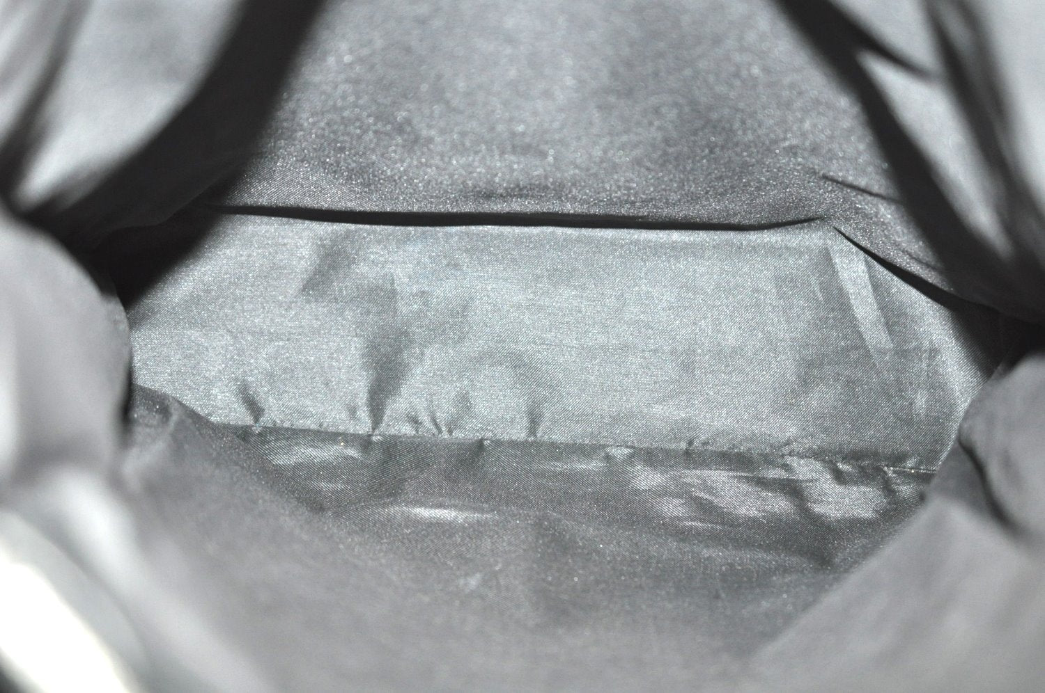 Authentic GUCCI Vintage Shoulder Hand Bag GG Nylon Leather 0021043 Black 6420J