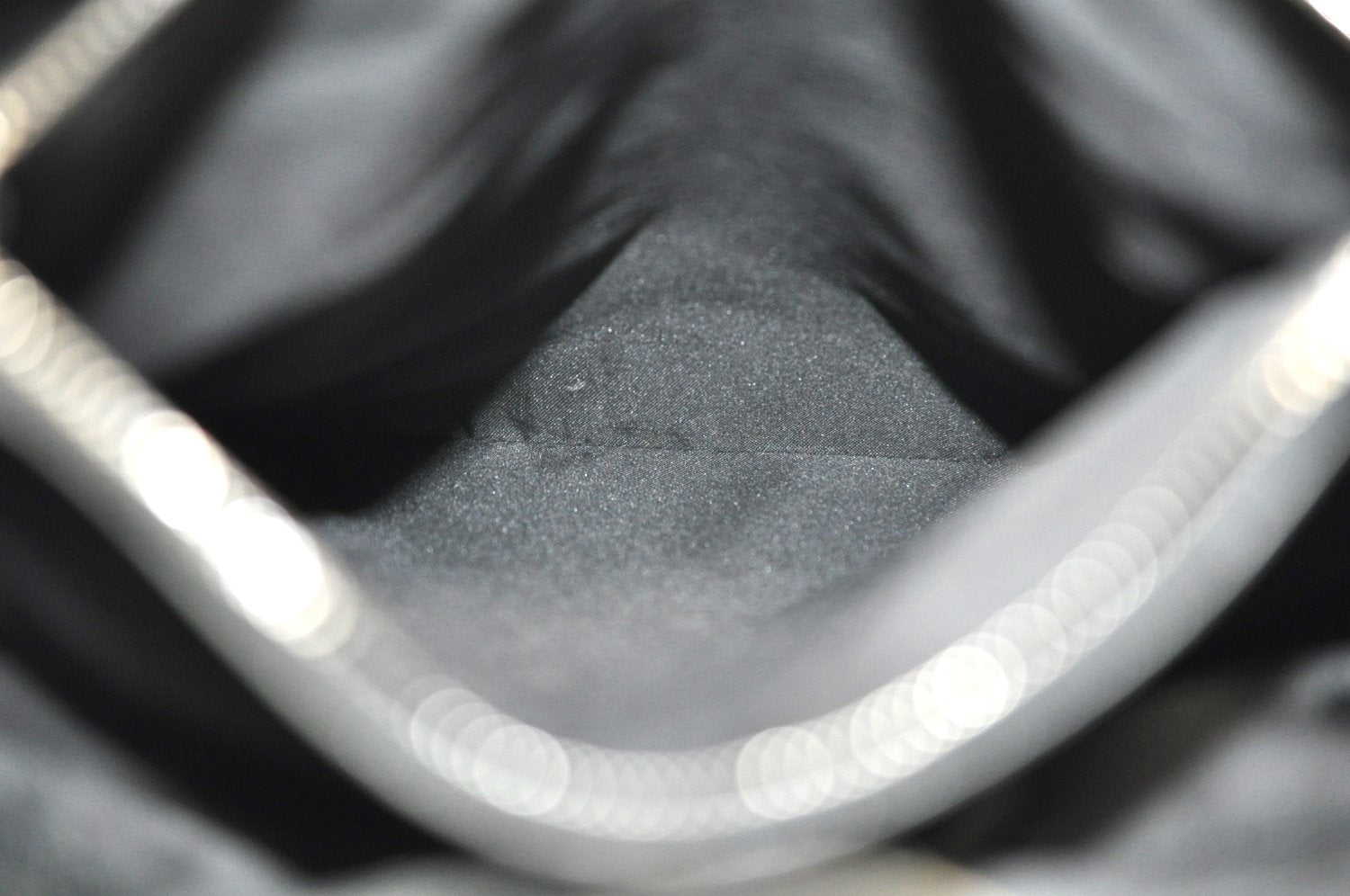 Authentic GUCCI Vintage Shoulder Hand Bag GG Nylon Leather 0021043 Black 6420J