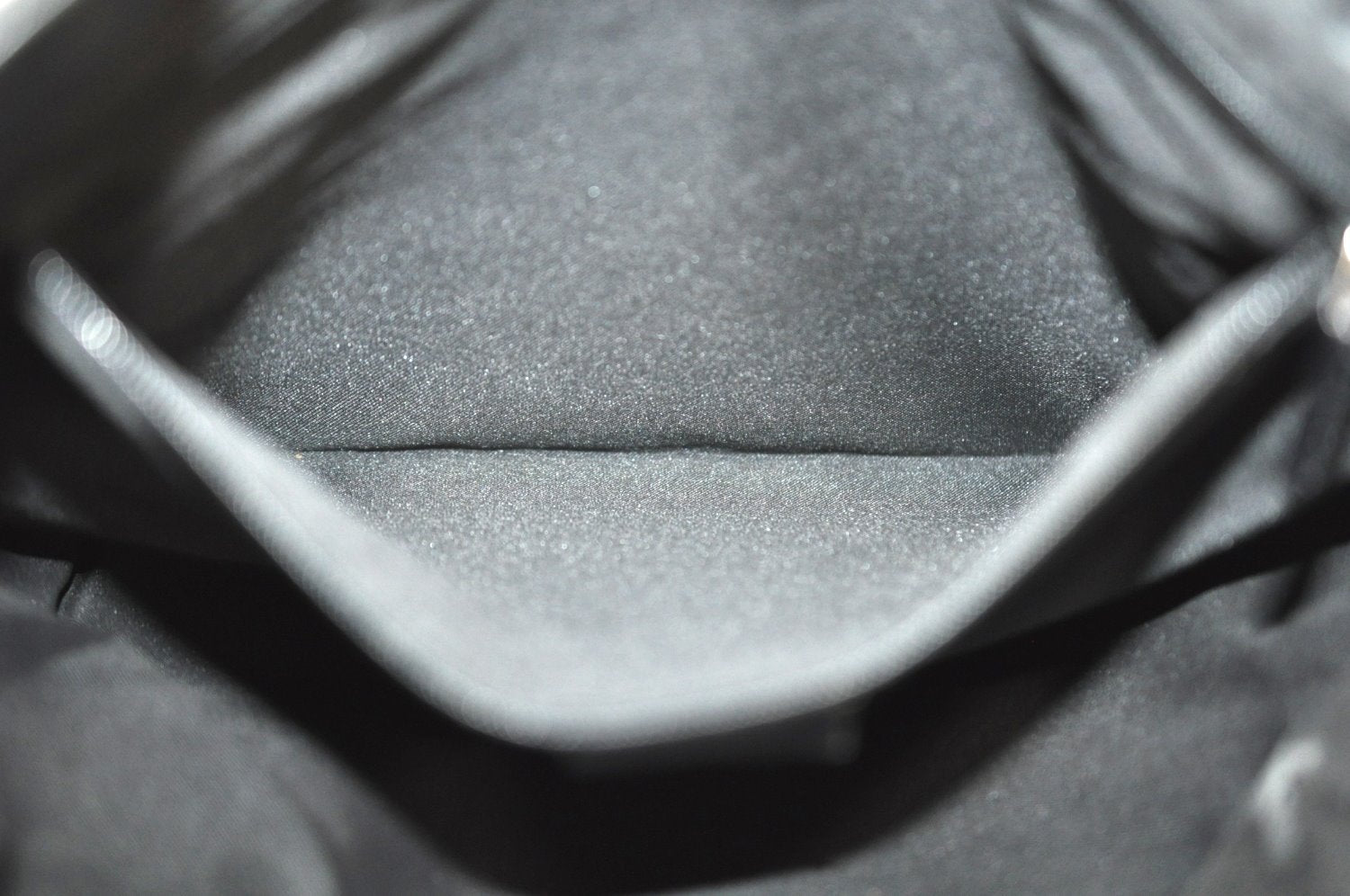 Authentic GUCCI Vintage Shoulder Hand Bag GG Nylon Leather 0021043 Black 6420J