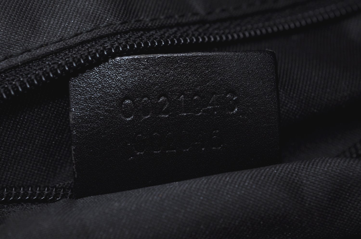 Authentic GUCCI Vintage Shoulder Hand Bag GG Nylon Leather 0021043 Black 6420J