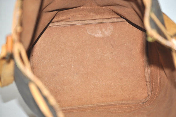 Authentic Louis Vuitton Monogram Noe Shoulder Drawstring Bag M42224 LV 6421I