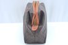 Authentic CELINE Macadam Blason Pattern Clutch Hand Bag PVC Leather Brown 6421J