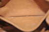 Authentic CELINE Macadam Blason Pattern Clutch Hand Bag PVC Leather Brown 6421J