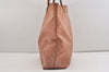 Authentic GUCCI Shoulder Tote Bag GG Nylon Leather 295252 Pink Beige 6422J
