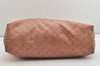 Authentic GUCCI Shoulder Tote Bag GG Nylon Leather 295252 Pink Beige 6422J