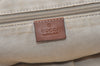 Authentic GUCCI Shoulder Tote Bag GG Nylon Leather 295252 Pink Beige 6422J