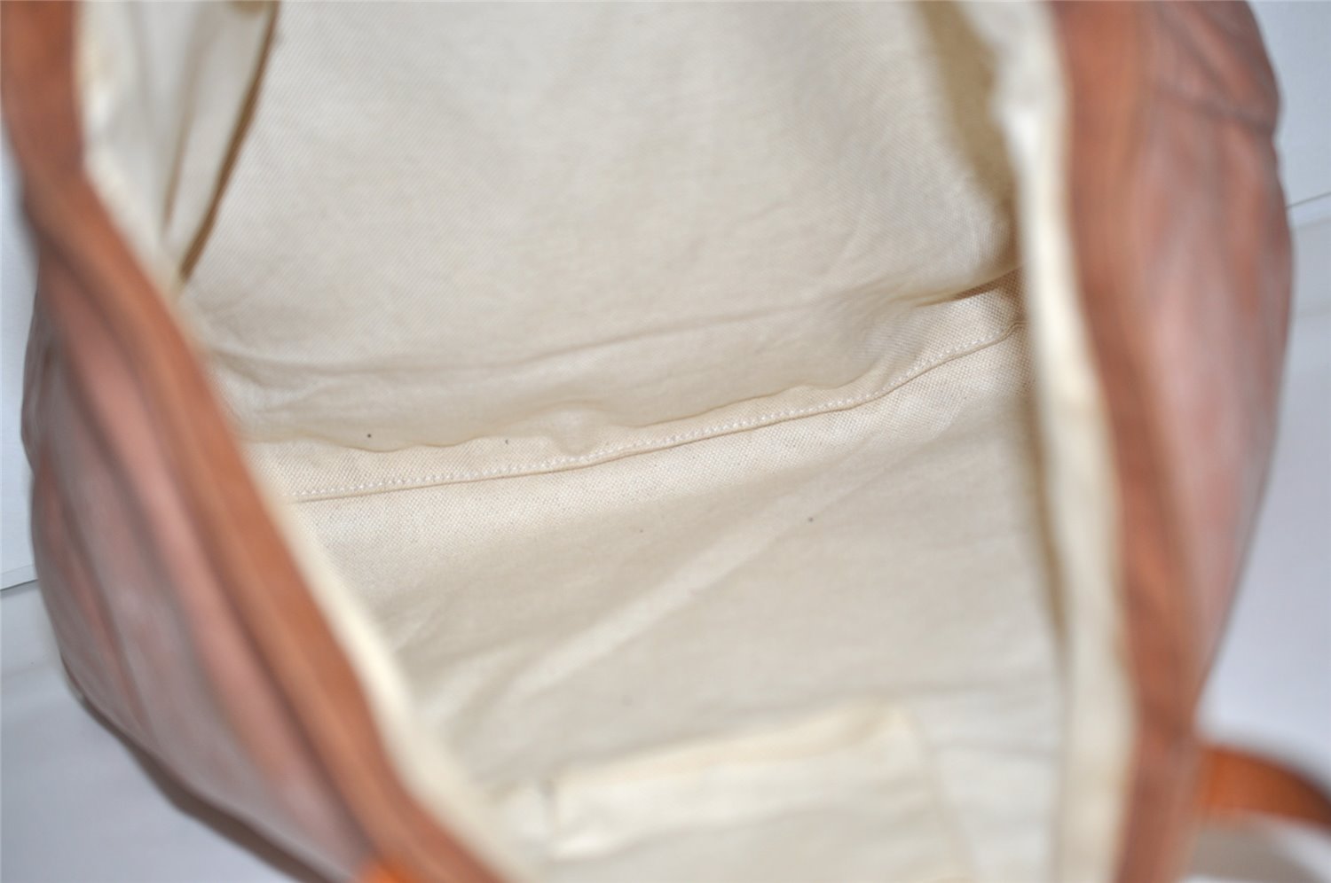 Authentic GUCCI Shoulder Tote Bag GG Nylon Leather 295252 Pink Beige 6422J