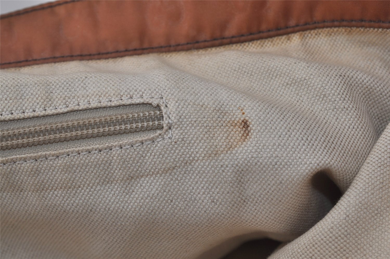 Authentic GUCCI Shoulder Tote Bag GG Nylon Leather 295252 Pink Beige 6422J