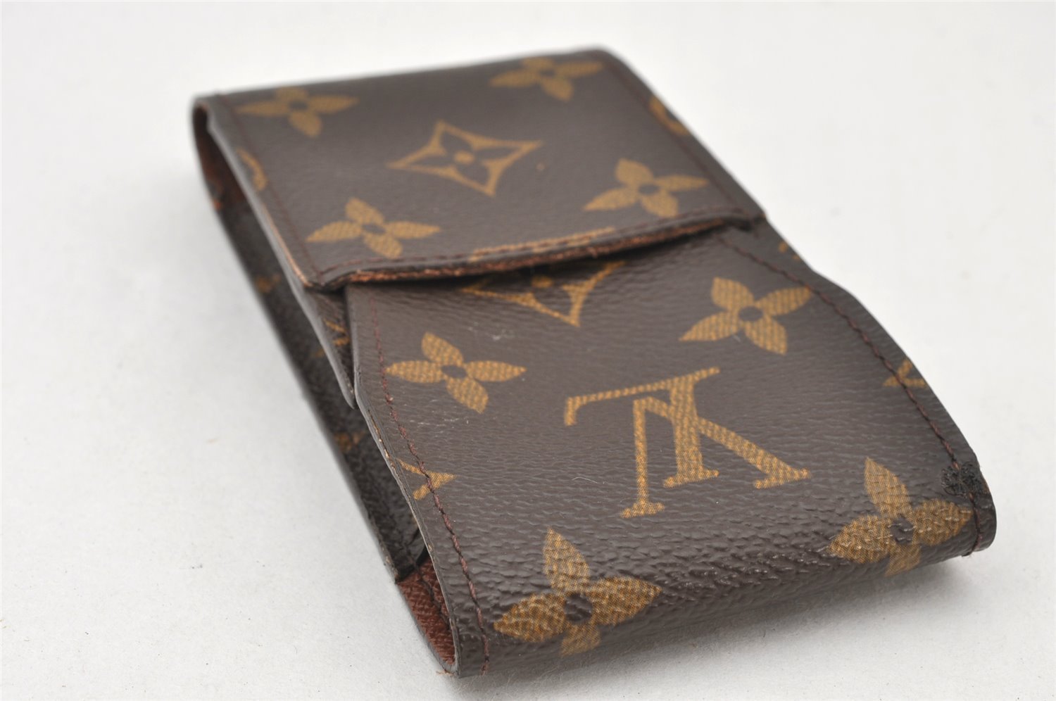 Authentic Louis Vuitton Monogram Etui Cigarette Case M63024 LV 6423K