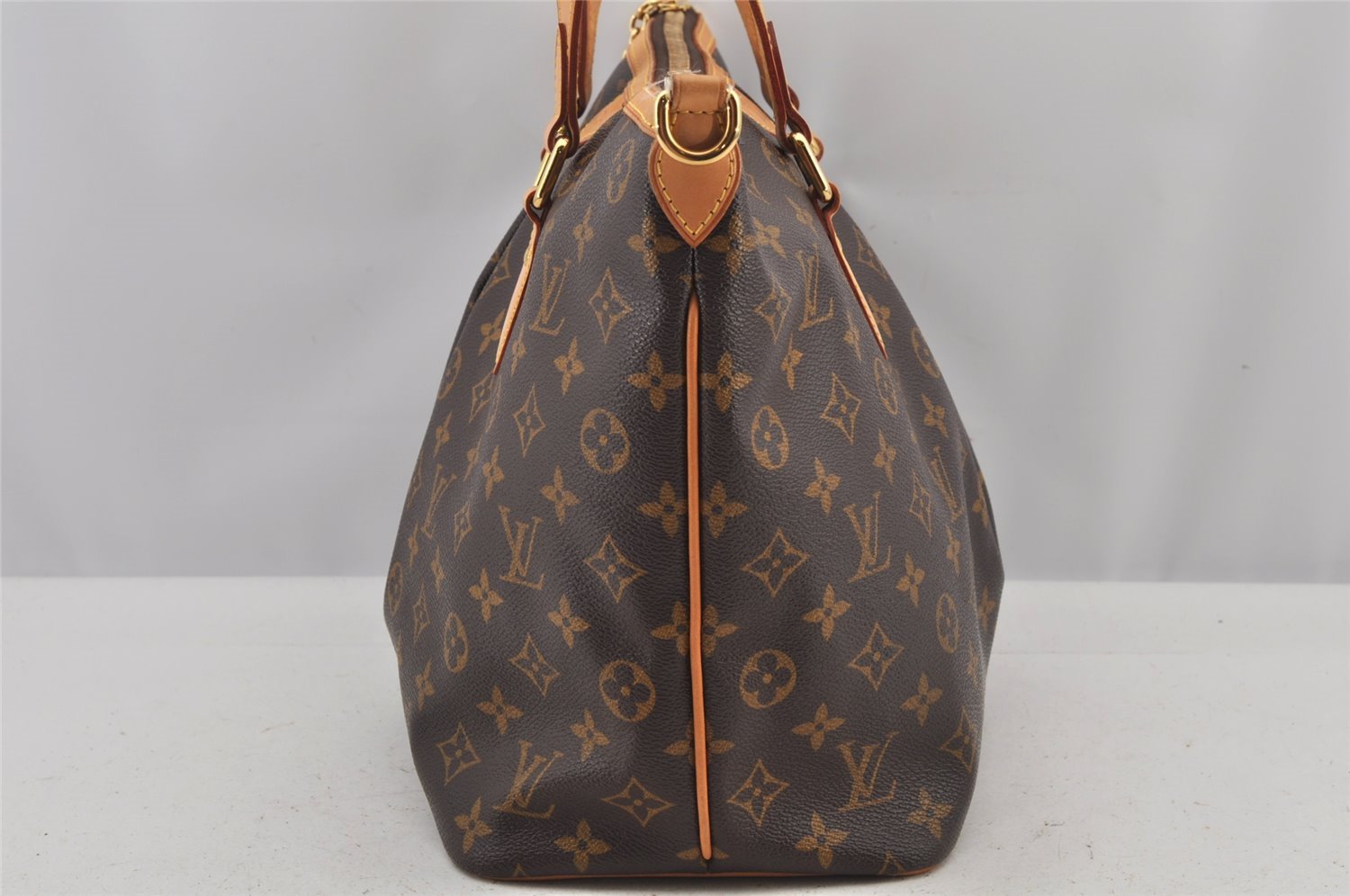 Authentic Louis Vuitton Monogram Palermo PM Shoulder Tote Bag M40145 LV 6424J