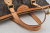 Authentic Louis Vuitton Monogram Palermo PM Shoulder Tote Bag M40145 LV 6424J