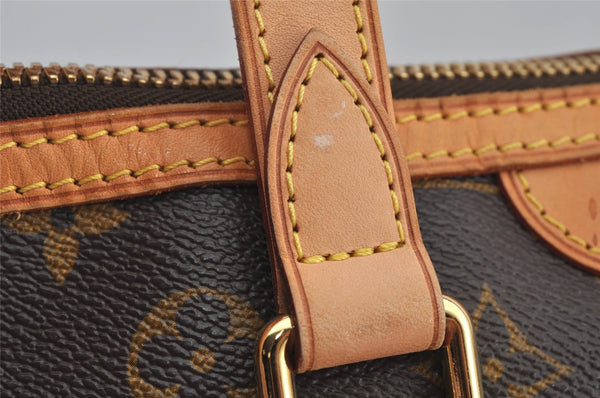 Authentic Louis Vuitton Monogram Palermo PM Shoulder Tote Bag M40145 LV 6424J