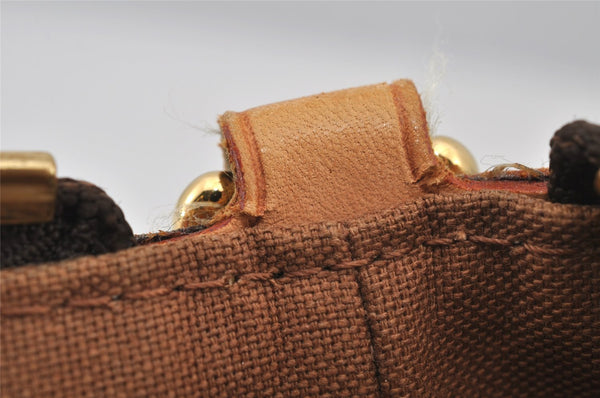 Authentic Louis Vuitton Monogram Palermo PM Shoulder Tote Bag M40145 LV 6424J