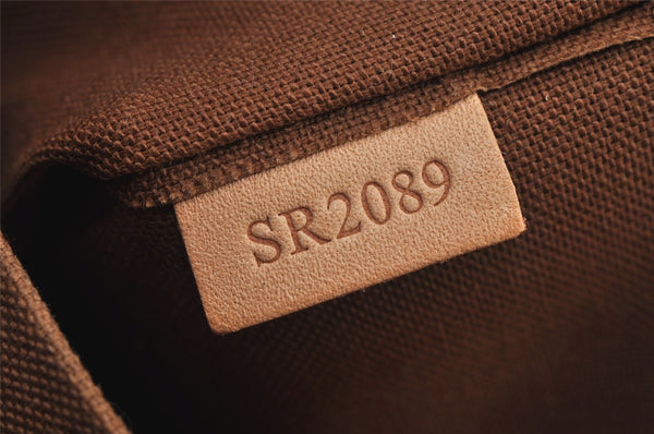 Authentic Louis Vuitton Monogram Palermo PM Shoulder Tote Bag M40145 LV 6424J