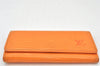 Authentic Louis Vuitton Epi Multicles 4 Key Case Orange M6382H LV 6425K