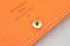 Authentic Louis Vuitton Epi Multicles 4 Key Case Orange M6382H LV 6425K