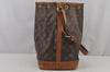 Authentic Louis Vuitton Monogram Noe Shoulder Drawstring Bag M42224 LV 6427J