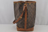 Authentic Louis Vuitton Monogram Noe Shoulder Drawstring Bag M42224 LV 6427J