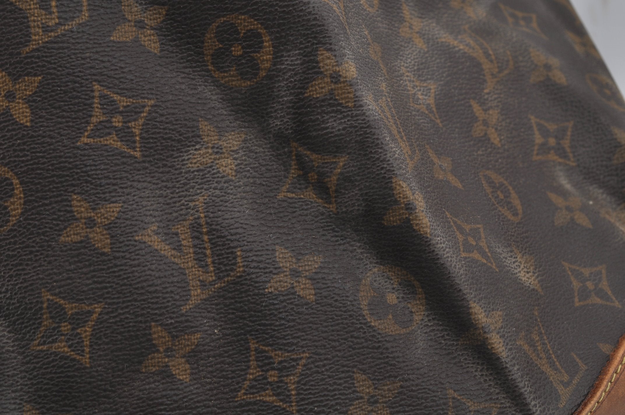 Authentic Louis Vuitton Monogram Noe Shoulder Drawstring Bag M42224 LV 6427J