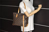 Authentic Louis Vuitton Monogram Cabas Piano Shoulder Tote Bag M51148 Junk 6428I