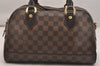 Authentic Louis Vuitton Damier Duomo Hand Boston Bag Purse N60008 LV 6428J