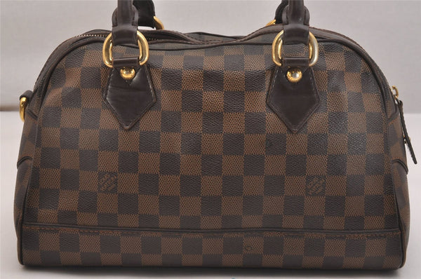 Authentic Louis Vuitton Damier Duomo Hand Boston Bag Purse N60008 LV 6428J