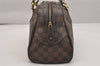 Authentic Louis Vuitton Damier Duomo Hand Boston Bag Purse N60008 LV 6428J