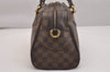 Authentic Louis Vuitton Damier Duomo Hand Boston Bag Purse N60008 LV 6428J