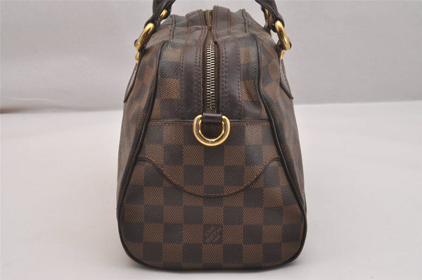 Authentic Louis Vuitton Damier Duomo Hand Boston Bag Purse N60008 LV 6428J