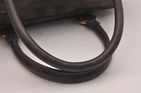 Authentic Louis Vuitton Damier Duomo Hand Boston Bag Purse N60008 LV 6428J