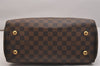 Authentic Louis Vuitton Damier Duomo Hand Boston Bag Purse N60008 LV 6428J