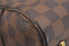 Authentic Louis Vuitton Damier Duomo Hand Boston Bag Purse N60008 LV 6428J