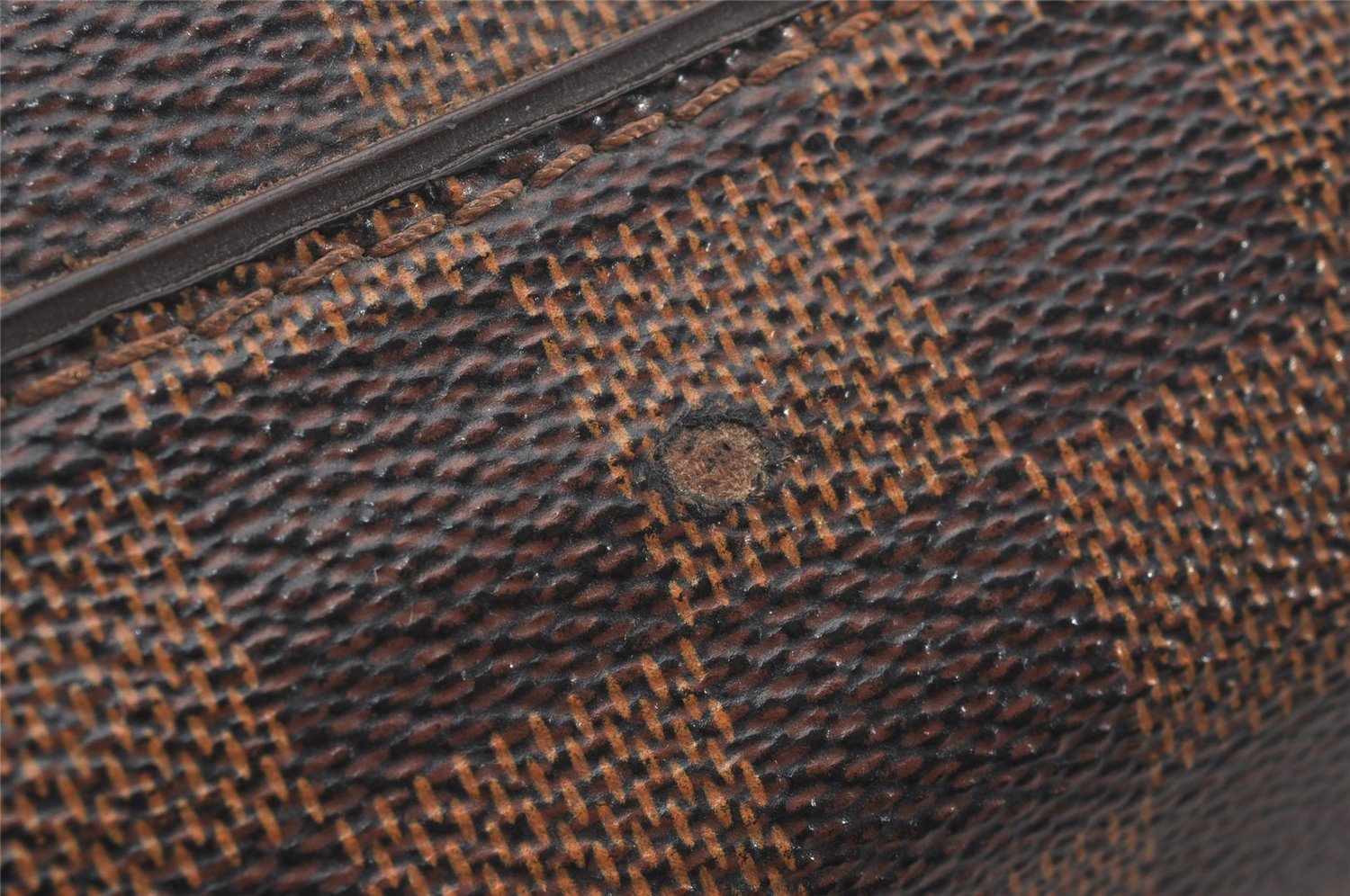 Authentic Louis Vuitton Damier Duomo Hand Boston Bag Purse N60008 LV 6428J