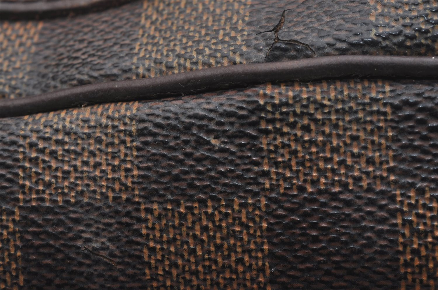 Authentic Louis Vuitton Damier Duomo Hand Boston Bag Purse N60008 LV 6428J