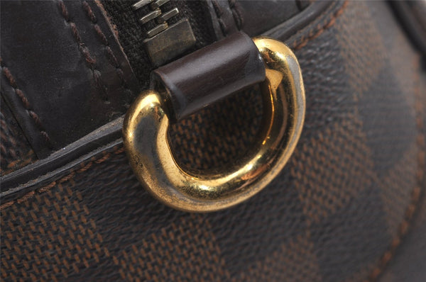 Authentic Louis Vuitton Damier Duomo Hand Boston Bag Purse N60008 LV 6428J