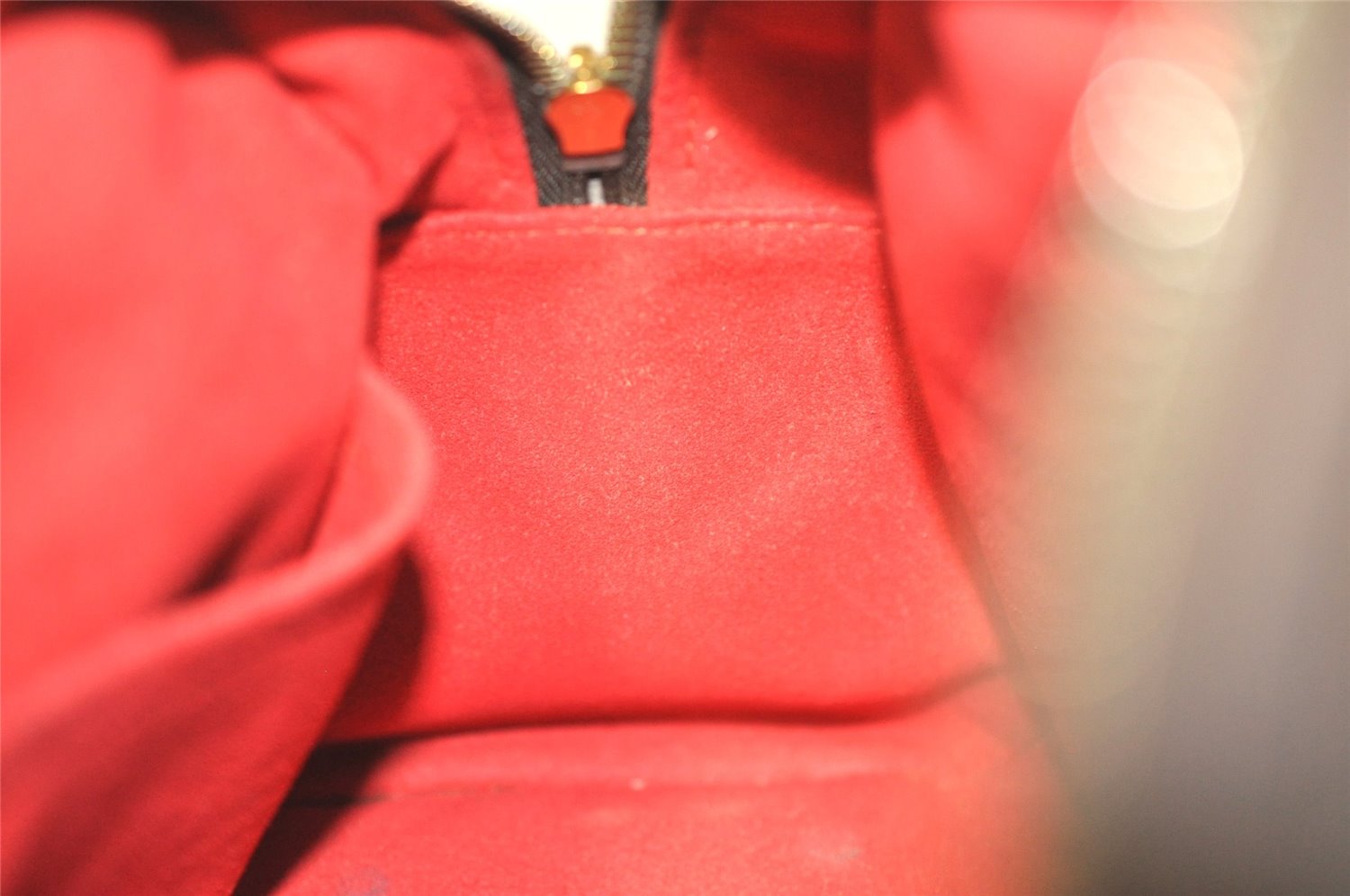 Authentic Louis Vuitton Damier Duomo Hand Boston Bag Purse N60008 LV 6428J