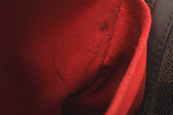 Authentic Louis Vuitton Damier Duomo Hand Boston Bag Purse N60008 LV 6428J