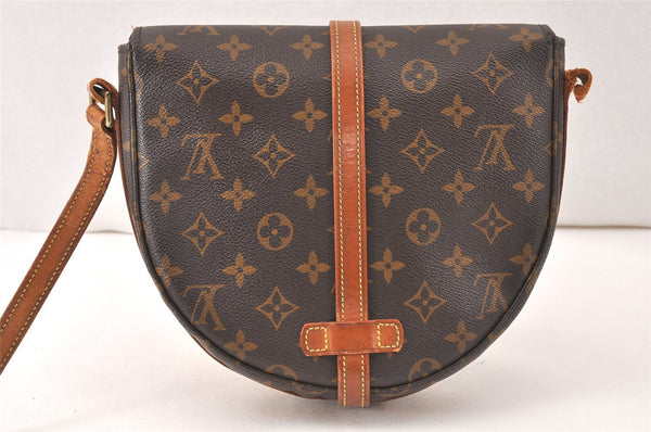 Authentic Louis Vuitton Monogram Chantilly MM Shoulder Bag M51233 Junk 6428K