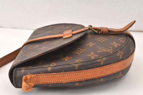 Authentic Louis Vuitton Monogram Chantilly MM Shoulder Bag M51233 Junk 6428K