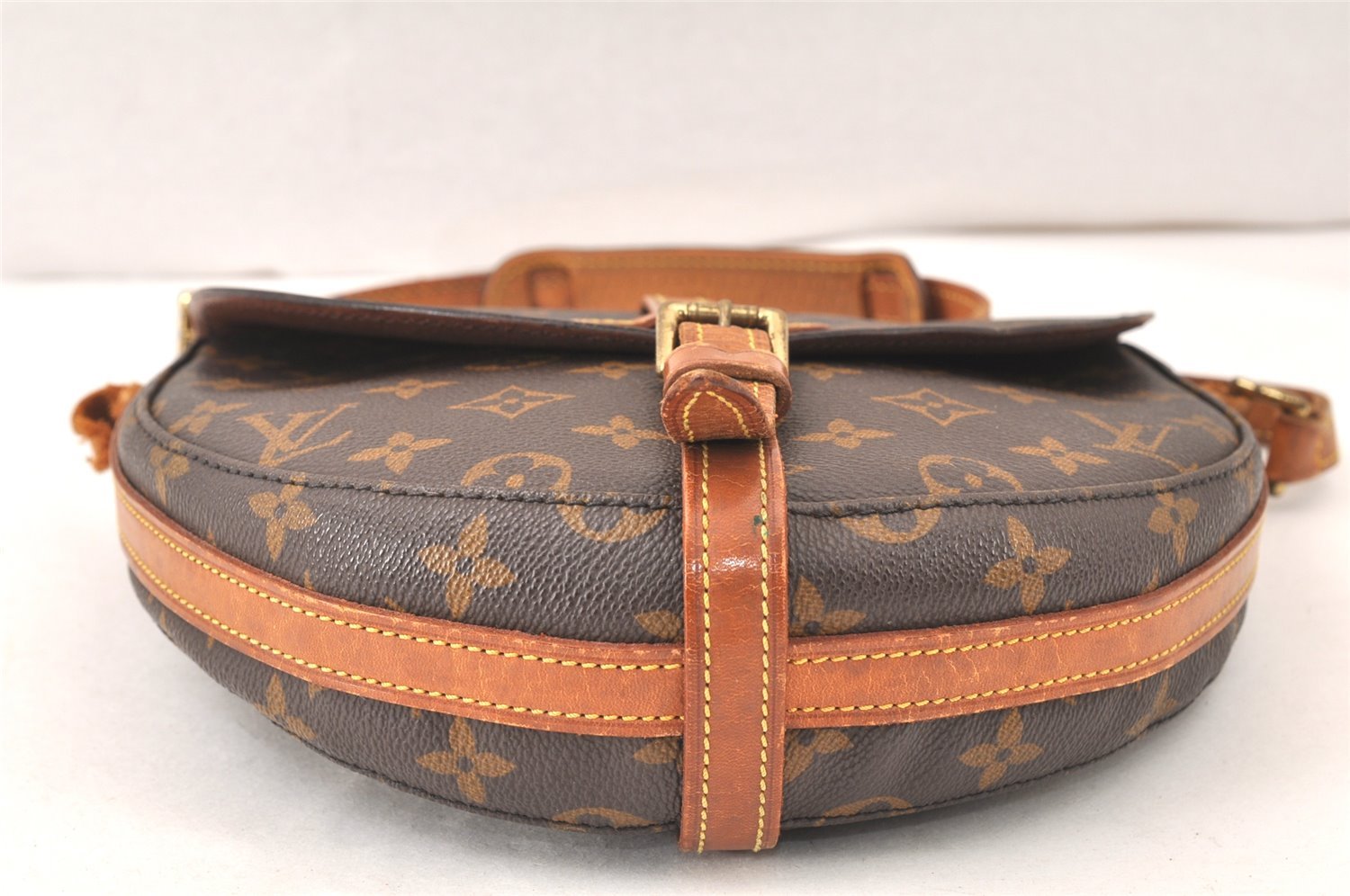 Authentic Louis Vuitton Monogram Chantilly MM Shoulder Bag M51233 Junk 6428K