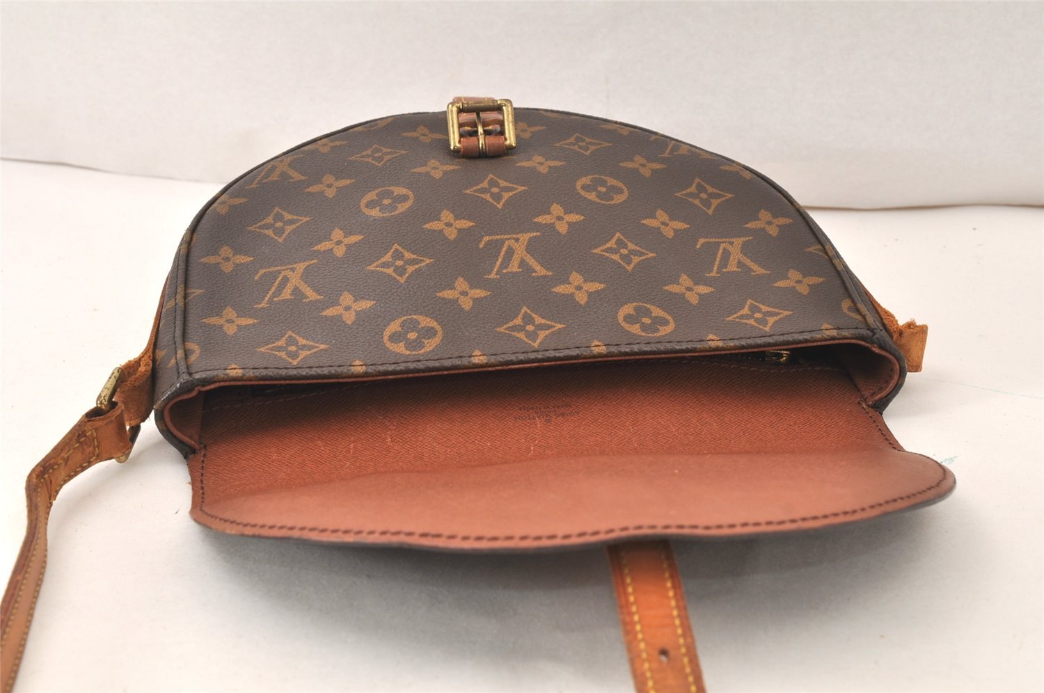 Authentic Louis Vuitton Monogram Chantilly MM Shoulder Bag M51233 Junk 6428K