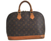 Authentic Louis Vuitton Monogram Alma Hand Bag Purse M51130 LV 6429K