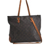 Authentic Louis Vuitton Monogram Cabas Mezzo Shoulder Tote Bag M51151 Junk 6430K