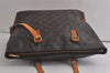 Authentic Louis Vuitton Monogram Cabas Mezzo Shoulder Tote Bag M51151 Junk 6430K