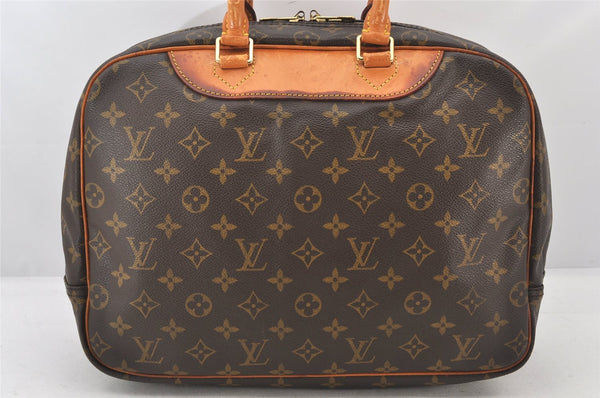 Authentic Louis Vuitton Monogram Deauville Hand Bag M47270 LV 6431K