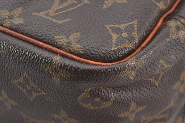 Authentic Louis Vuitton Monogram Deauville Hand Bag M47270 LV 6431K