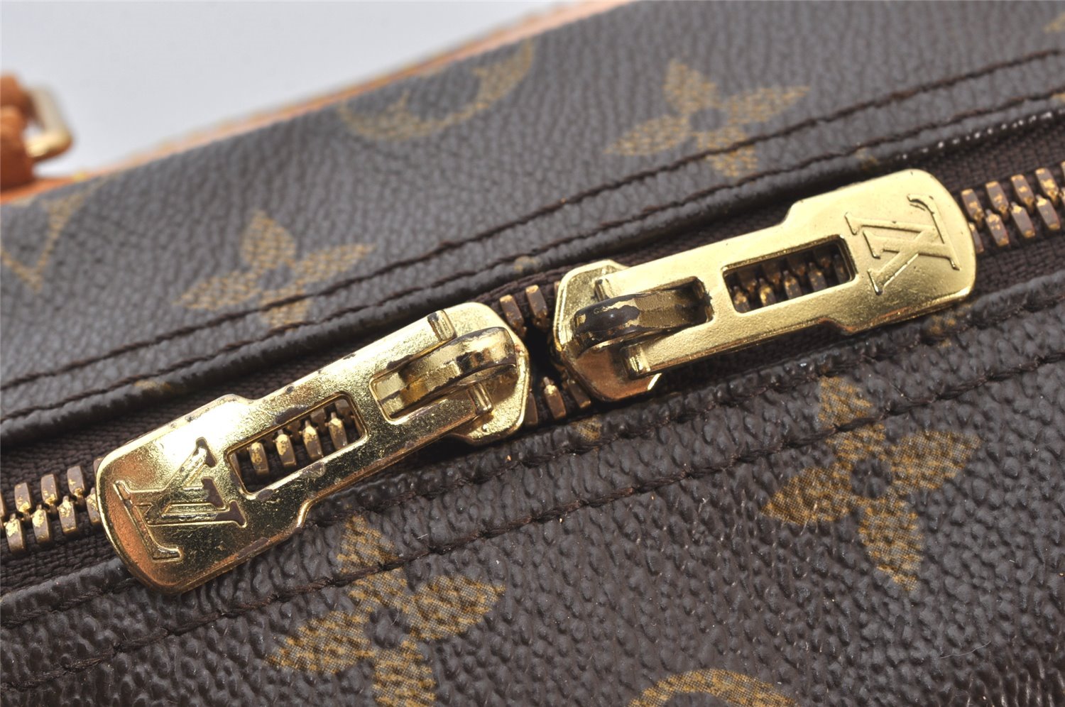 Authentic Louis Vuitton Monogram Deauville Hand Bag M47270 LV 6431K