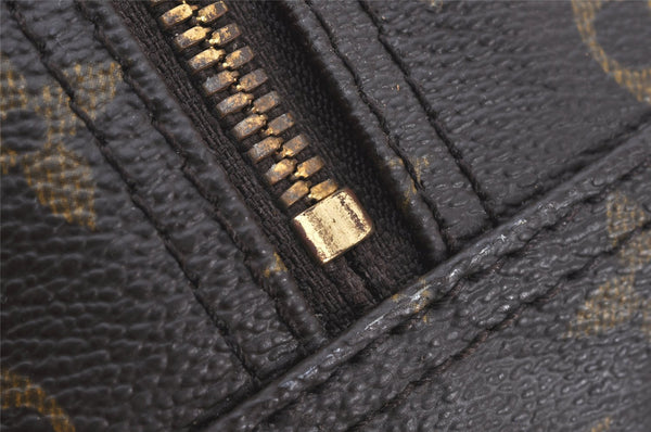 Authentic Louis Vuitton Monogram Deauville Hand Bag M47270 LV 6431K